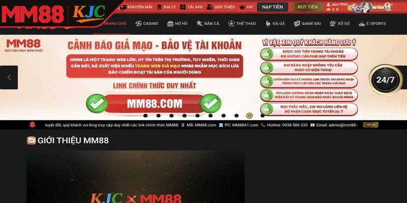 MM88 là nền tảng cá cược trực tuyến đổi thưởng phổ biến hiện nay